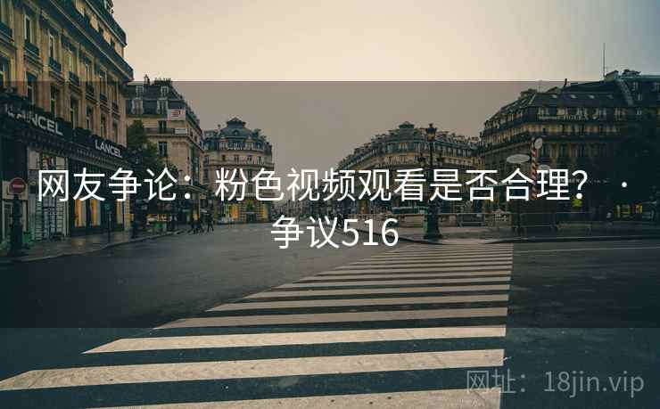 网友争论：粉色视频观看是否合理？ · 争议516